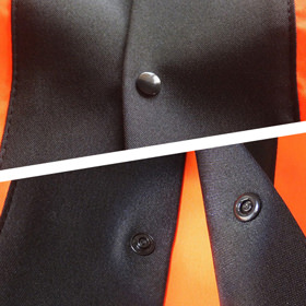 ウエスト釦付き　ひもがなくてもOK